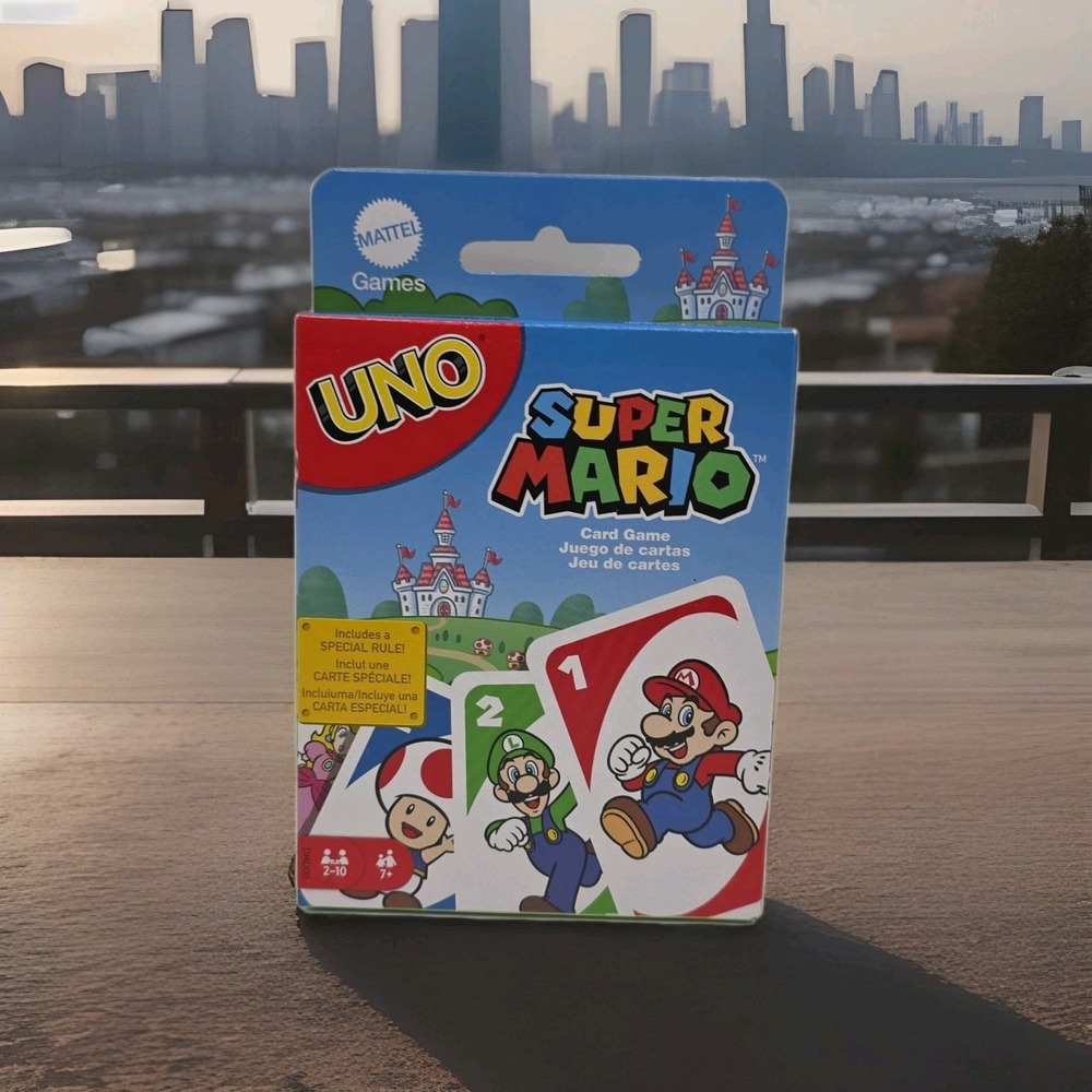 🎮 UNO Card Game – Super Mario Edition (2016) by Mattel